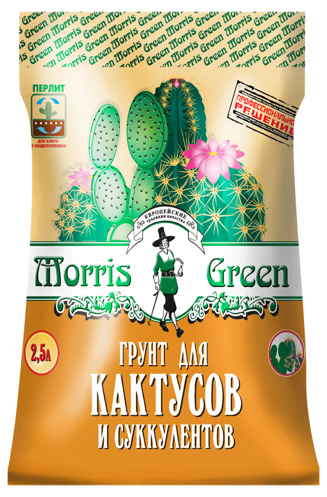 Morris Green | Грунт для кактусв Morris Green, 2,5 л