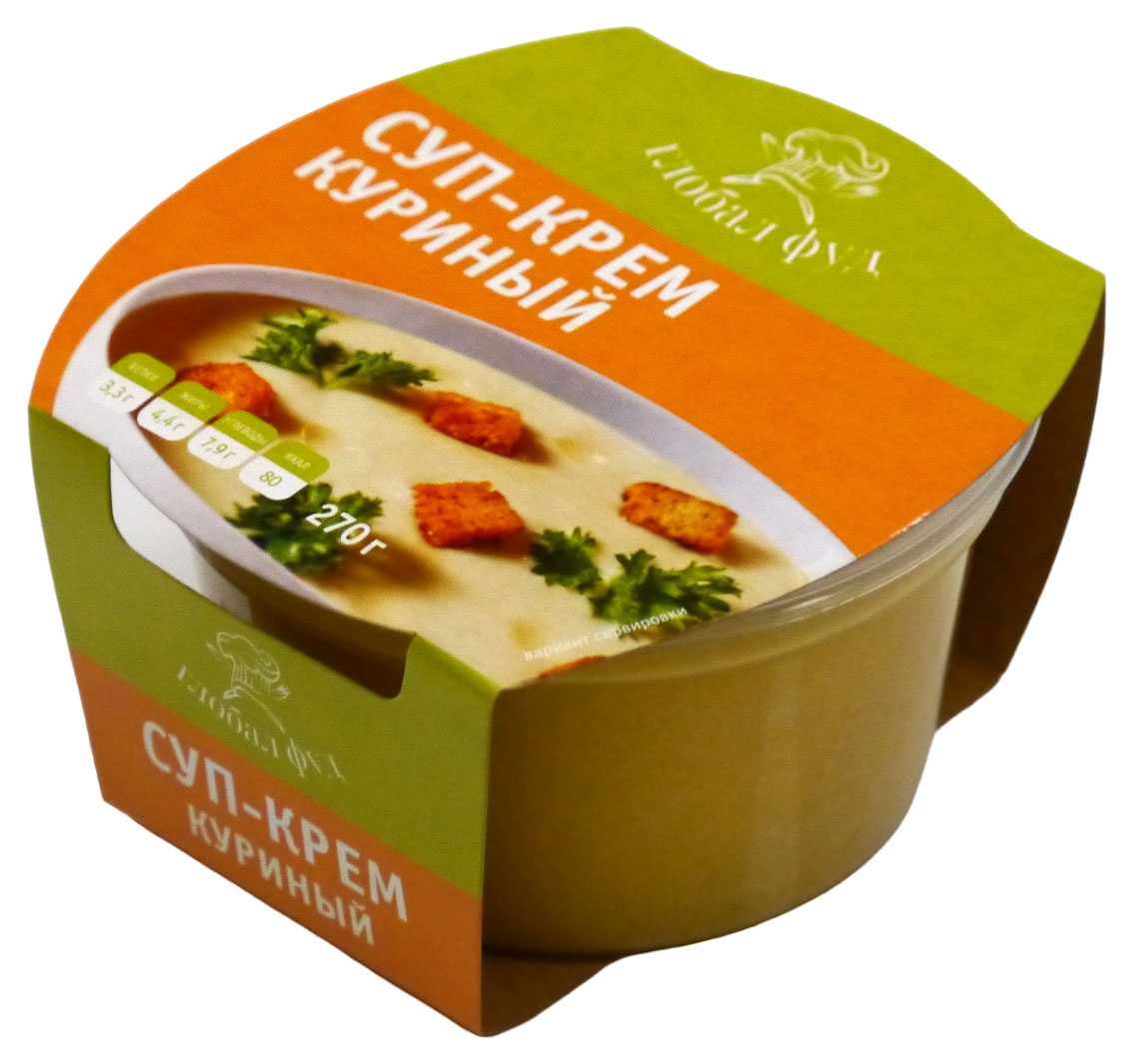 Lunch 2 GO | Суп-крем Lunch 2 GO куриный, 270 г