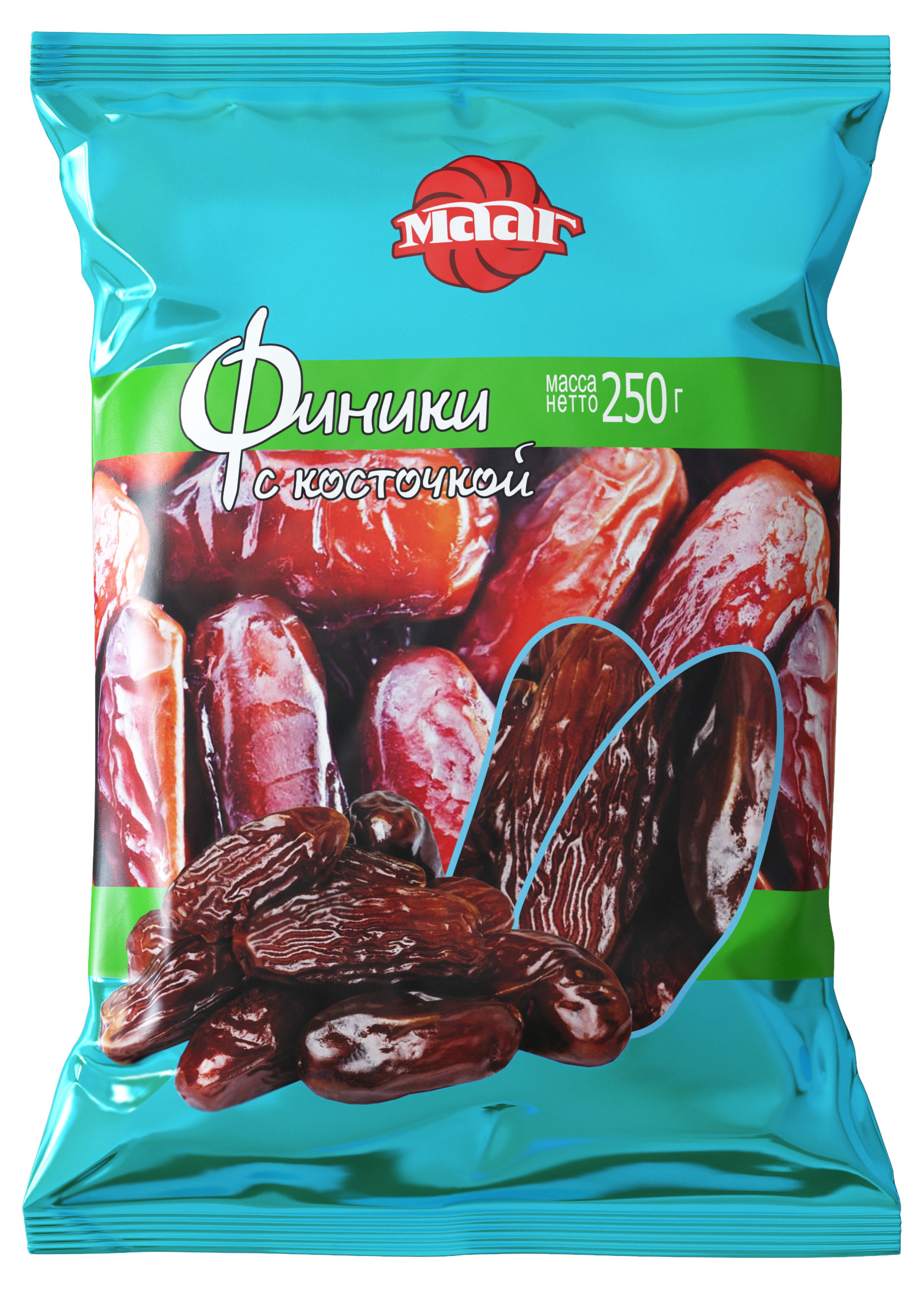 Финики «МААГ» с косточкой, 250 г