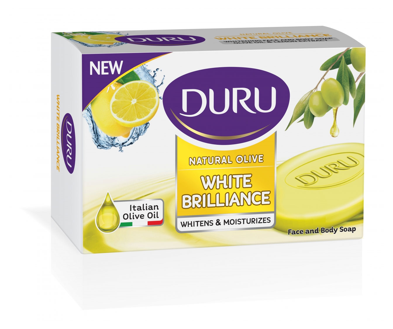 Мыло твердое Duru Olive Lemon, 140 г