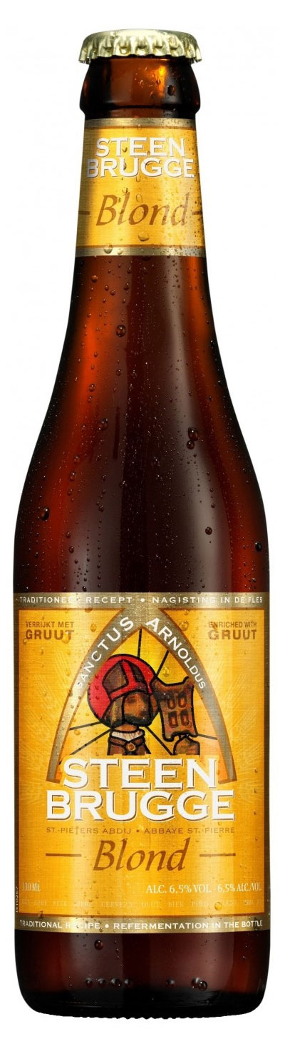 Пиво светлое Steenbrugge Blond фильтрованное 6,5%, 0,33 л