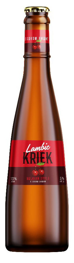 Пивной напиток Lambic Kriek с соком вишни, 450 мл