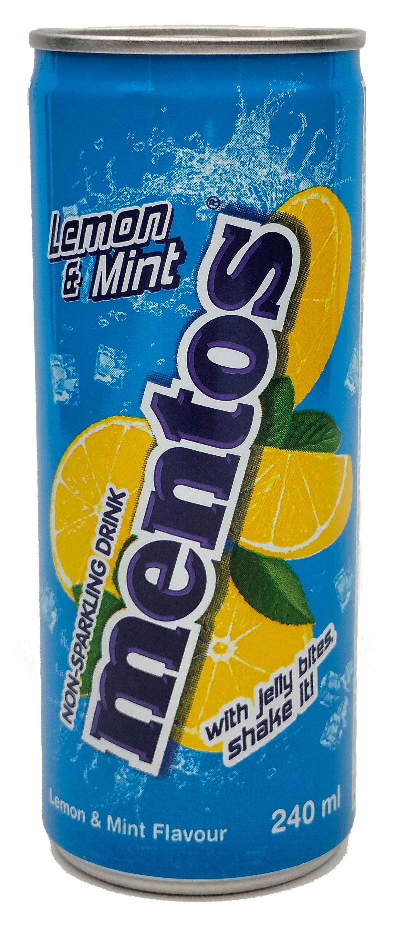 Напиток газированный Mentos Lemon & Mint, 240 мл