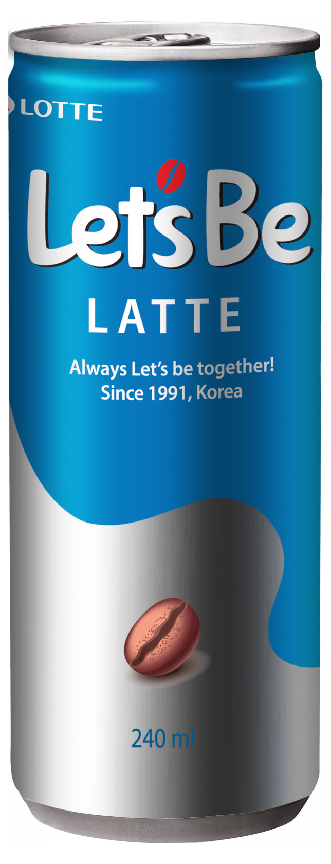 Напиток кофейный Lotte  Let's Be Latte, 240 мл