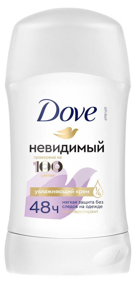 Антиперспирант стик Dove Невидимый, 40 мл