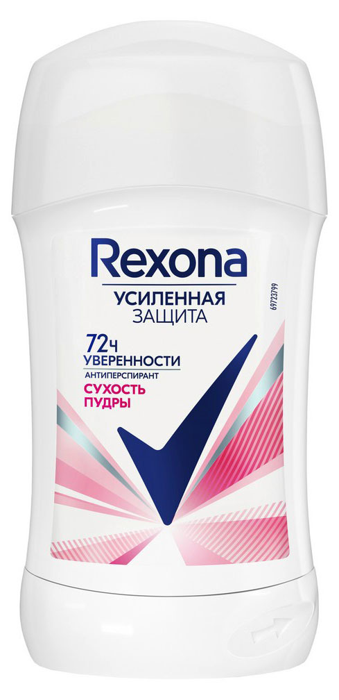 Антиперспирант стик Rexona сухость пудры, 40 мл