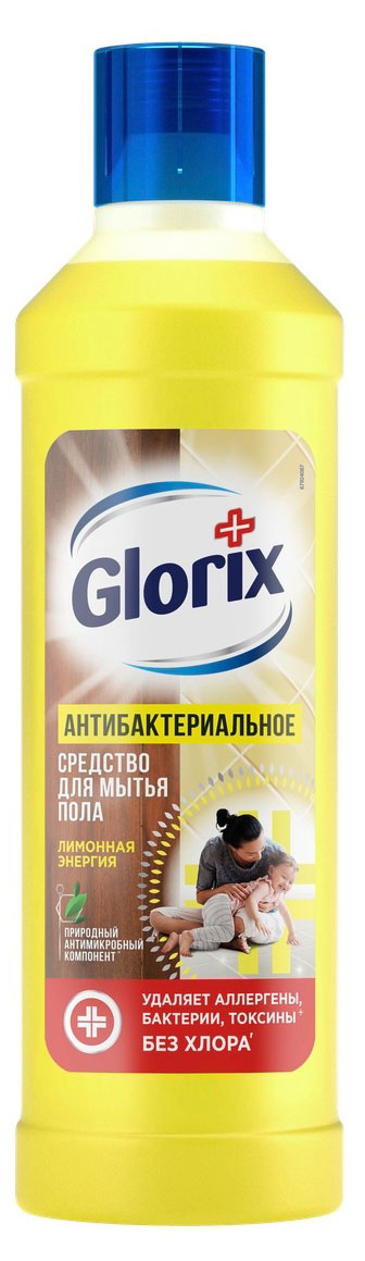 Средство для мытья пола Glorix Лимонная Энергия, 1 л