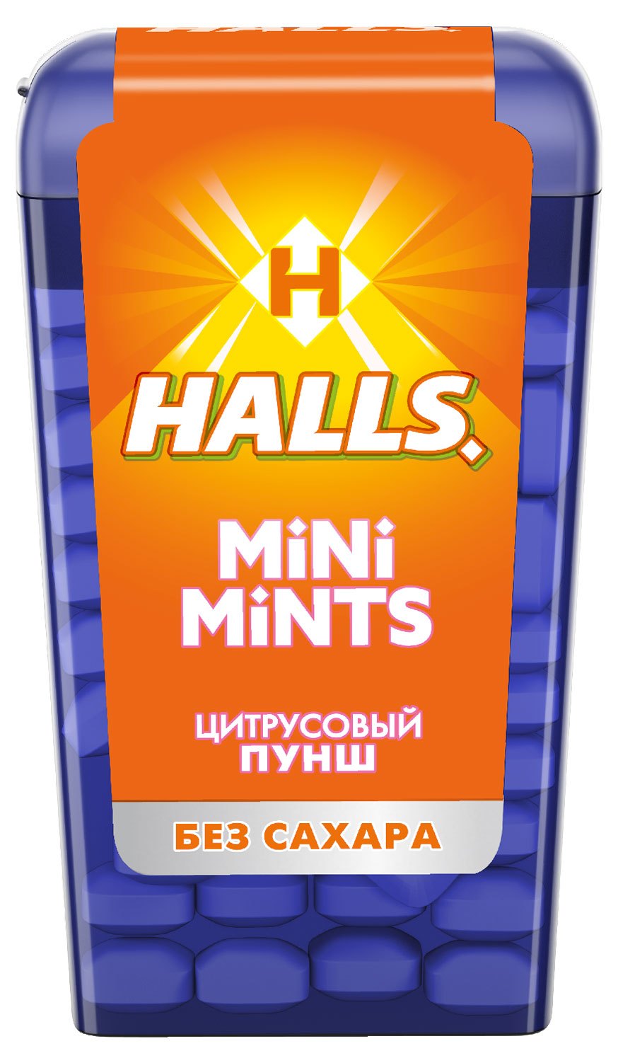 

Леденцы Halls Mini Mints цитрусовый пунш без сахара, 12 г