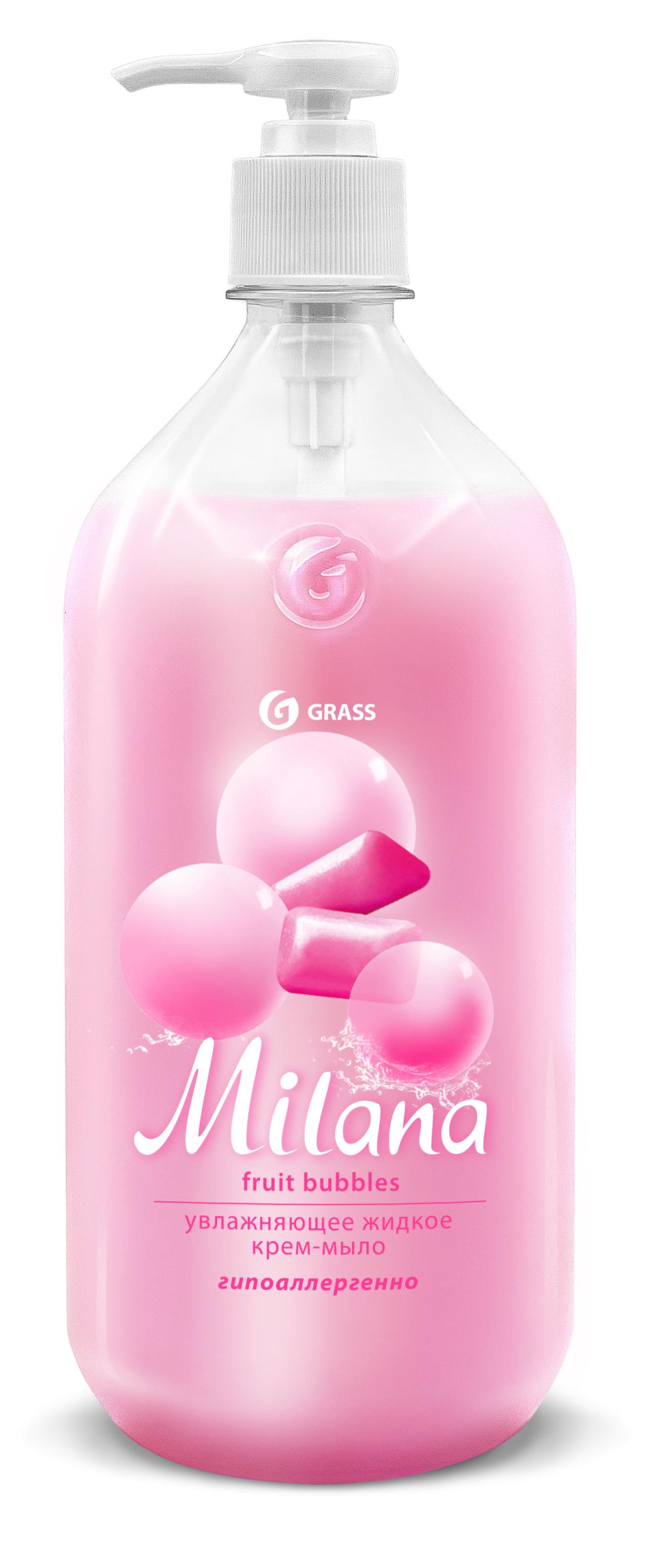 Крем-мыло жидкое Grassо Milana Bubbles, 1 л