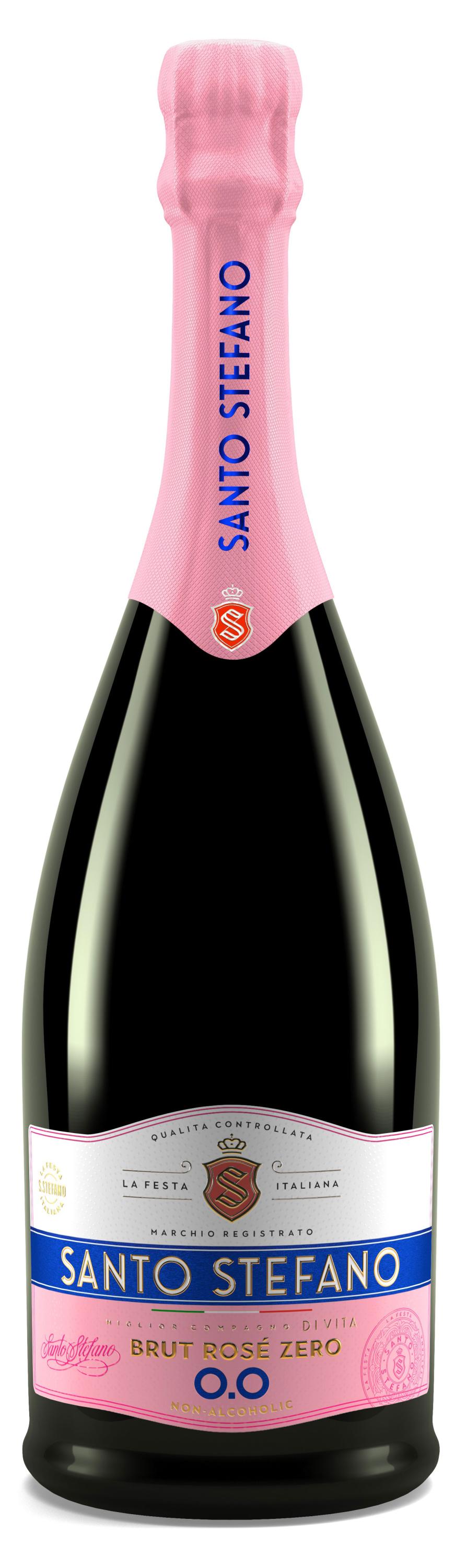 Напиток безалкогольный Santo Stefano Brut Rose Россия, 0,75 л