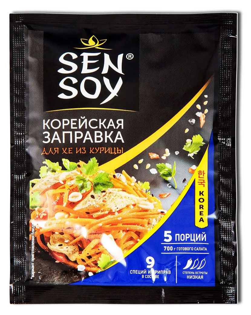 Заправка Sen Soy Premium для хе из курицы корейская, 80 г