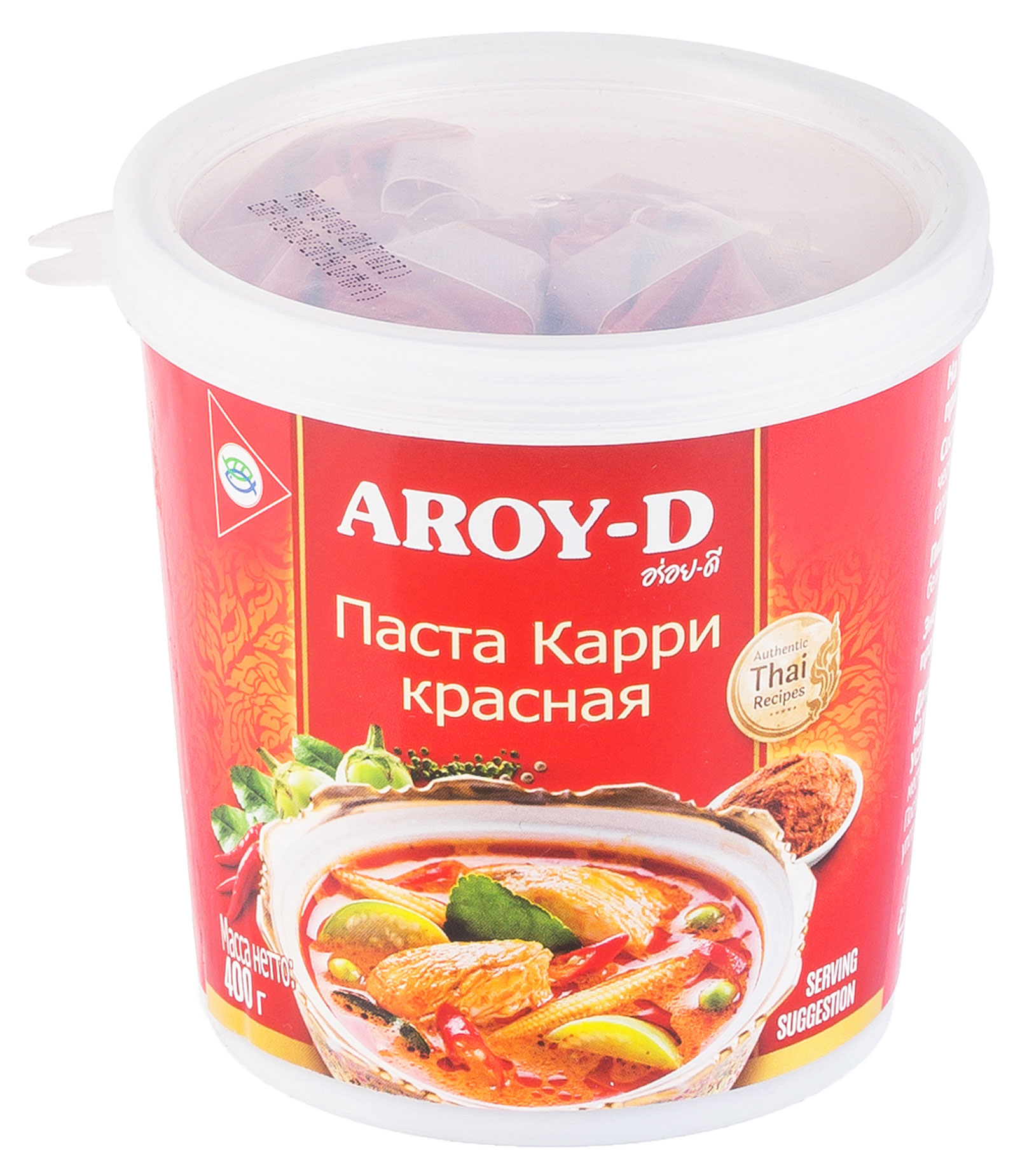 Aroy-D | Паста Aroy-D Карри красная, 400 г