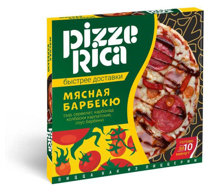 

Пицца Pizze rica мясная барбекю замороженная, 320 г