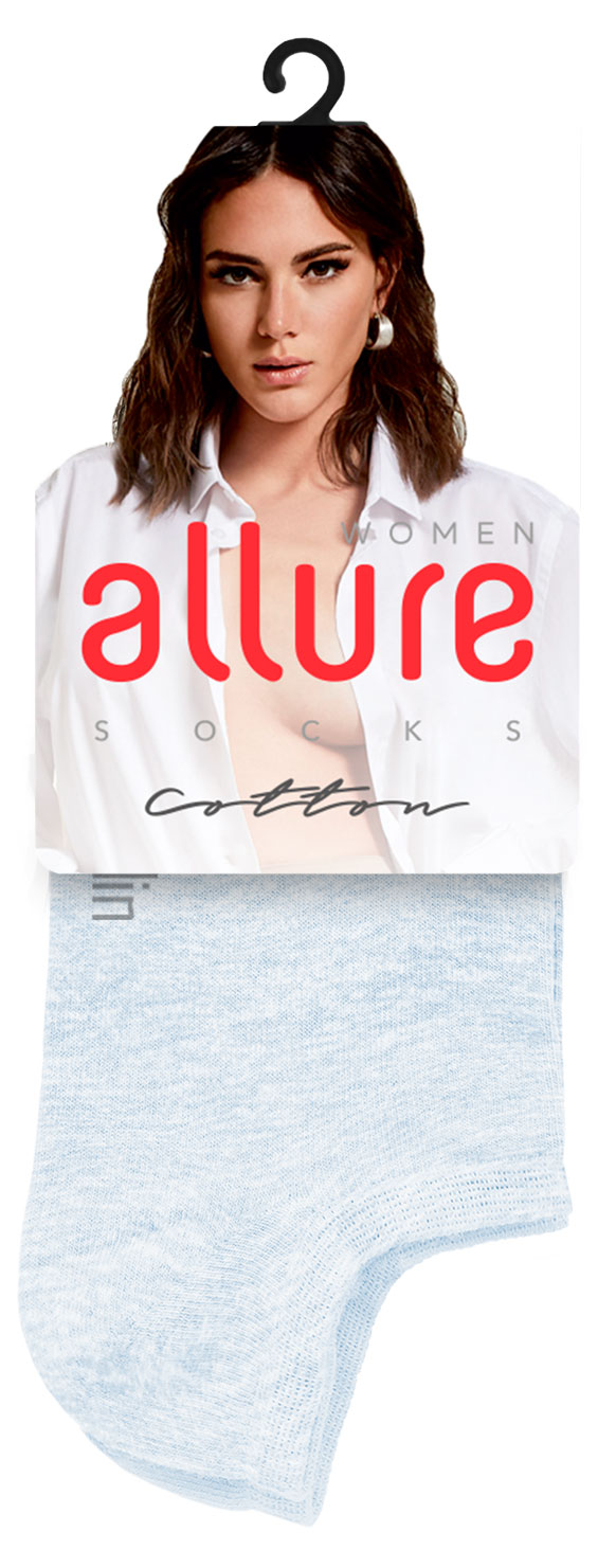 Носки женские ALLURE голубой, р. 38-39