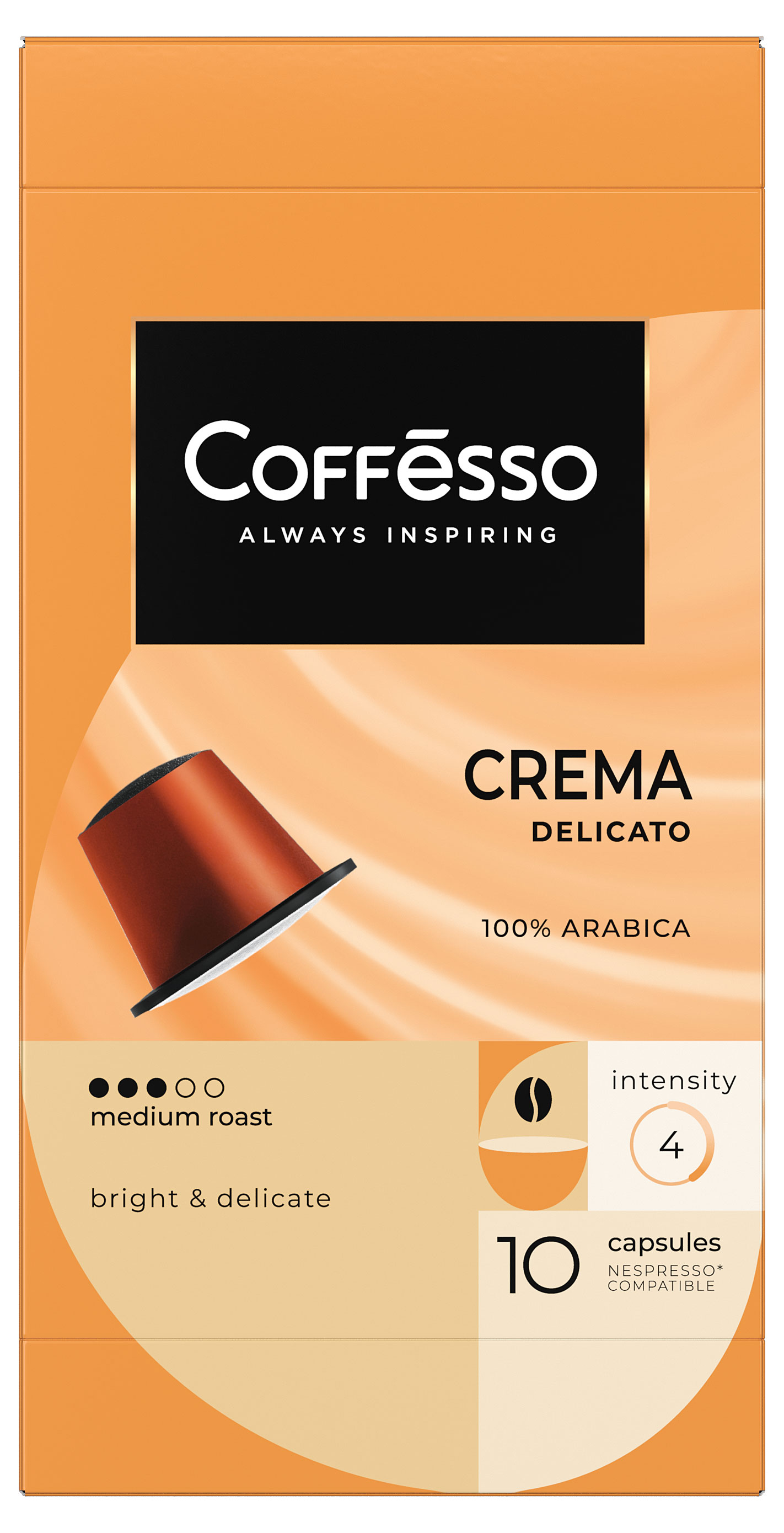 Coffesso | Кофе в капсулах Coffesso Crema Delicato, 10 шт