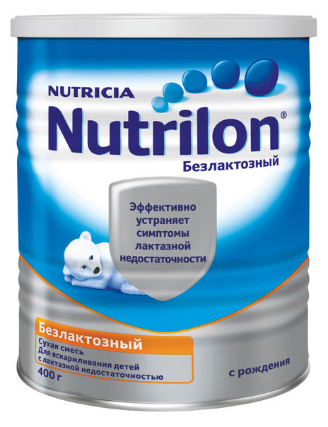 Смесь сухая безлактозная Nutrilon с рождения БЗМЖ, 400 г