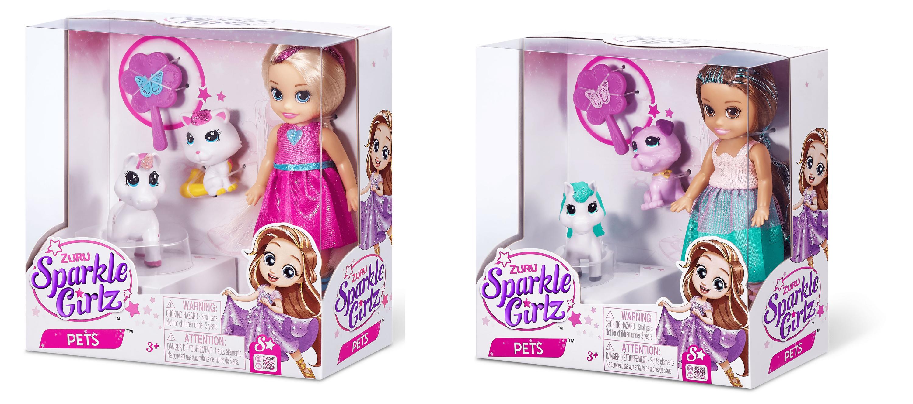 ZURU | Принцесса ZURU Sparkle Girlz с питомцами, 11,5 см