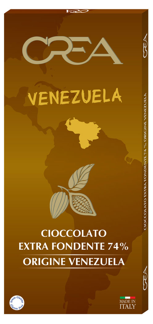 Crea | Шоколад темный Crea Single origine Venezuela 74%, 100 г