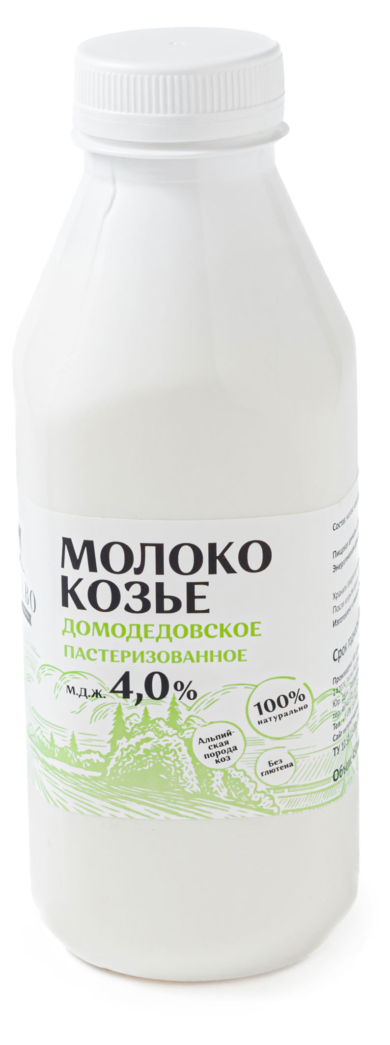 Молоко питьевое «Калачево» козье 4% БЗМЖ, 450 г