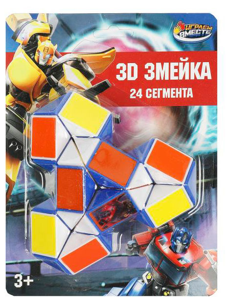 Логическая игра «Играем вместе» Буба. 3D-змейка, в ассортименте