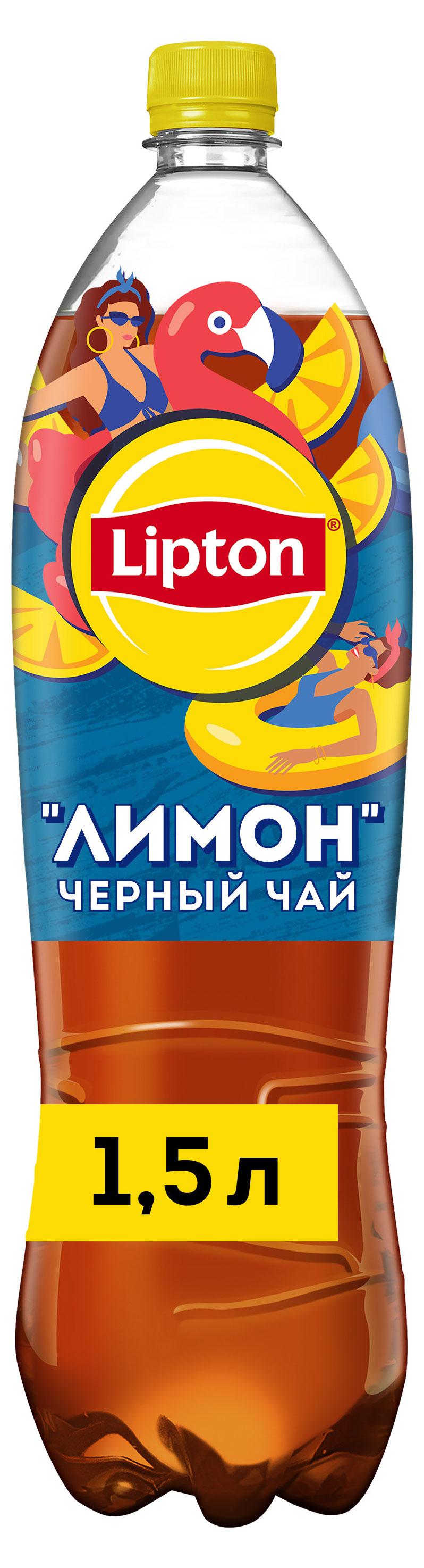 

Чай черный Lipton лимон, 1,5л