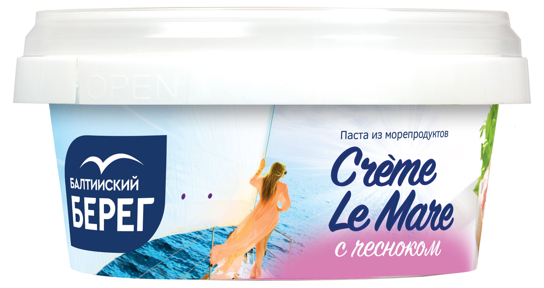 Паста из морепродуктов «Балтийский Берег» Creme Le Mare с чесноком, 150 г