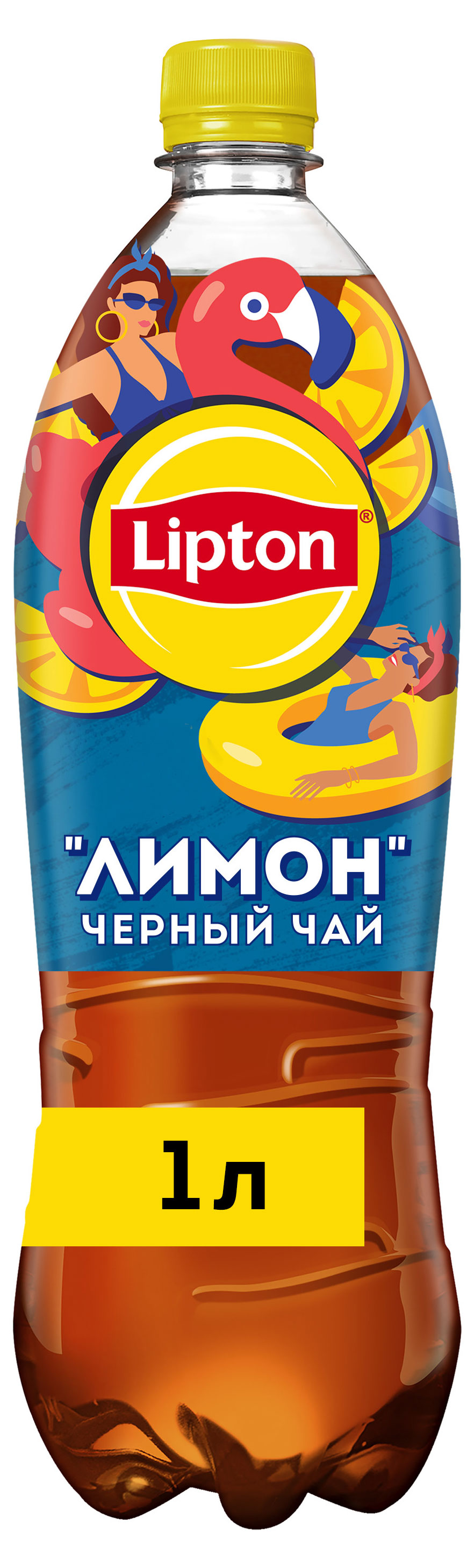 Чай чёрный Lipton Ice Tea лимон, 1 л