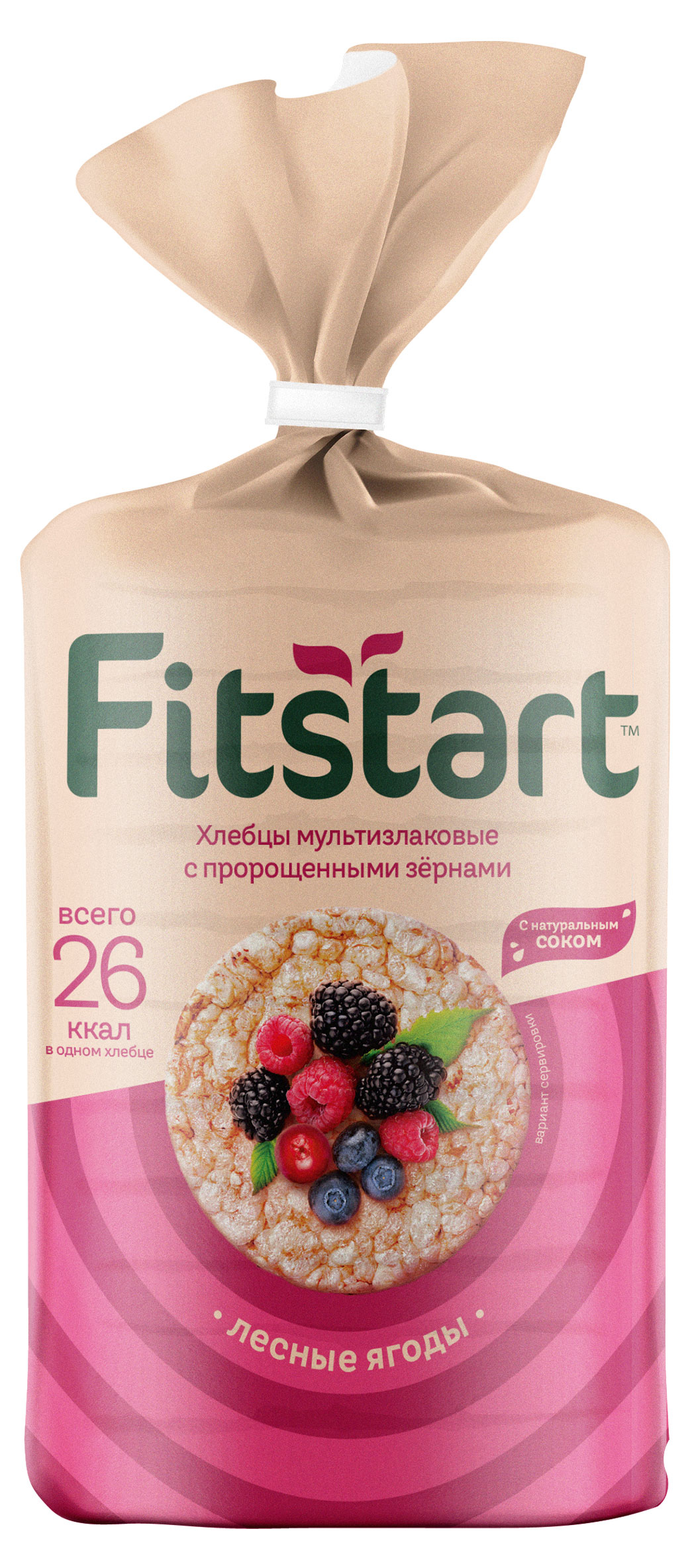 Fitstart | Хлебцы мультизлаковые Fitstart лесные ягоды, 100 г