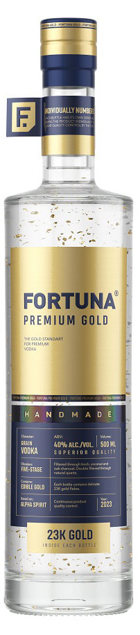 Фортуна | Водка Fortuna Premium Gold Россия, 0,5 л