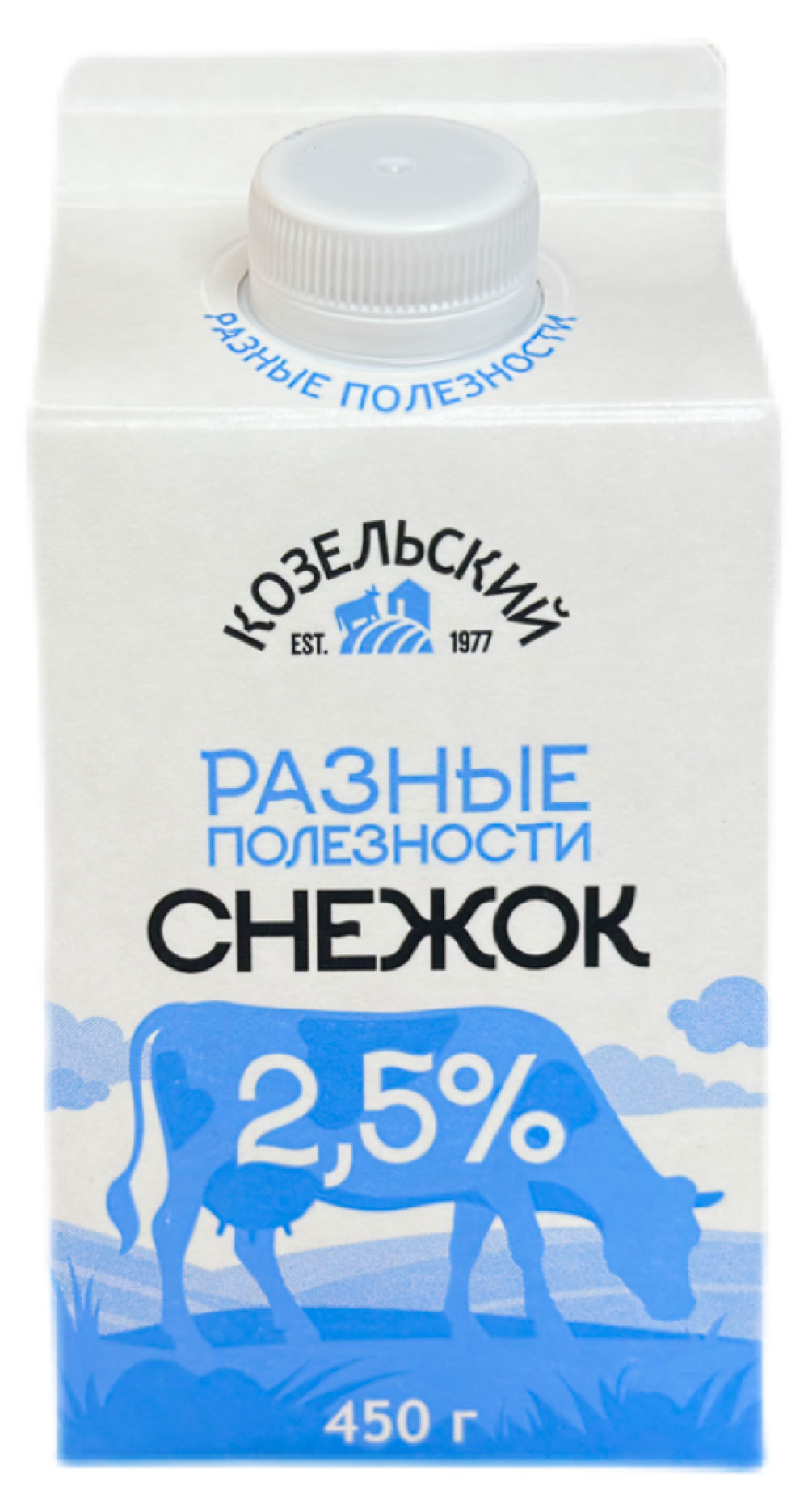 Козельское | Снежок «Козельское молоко» пюр-пак БЗМЖ, 450 мл