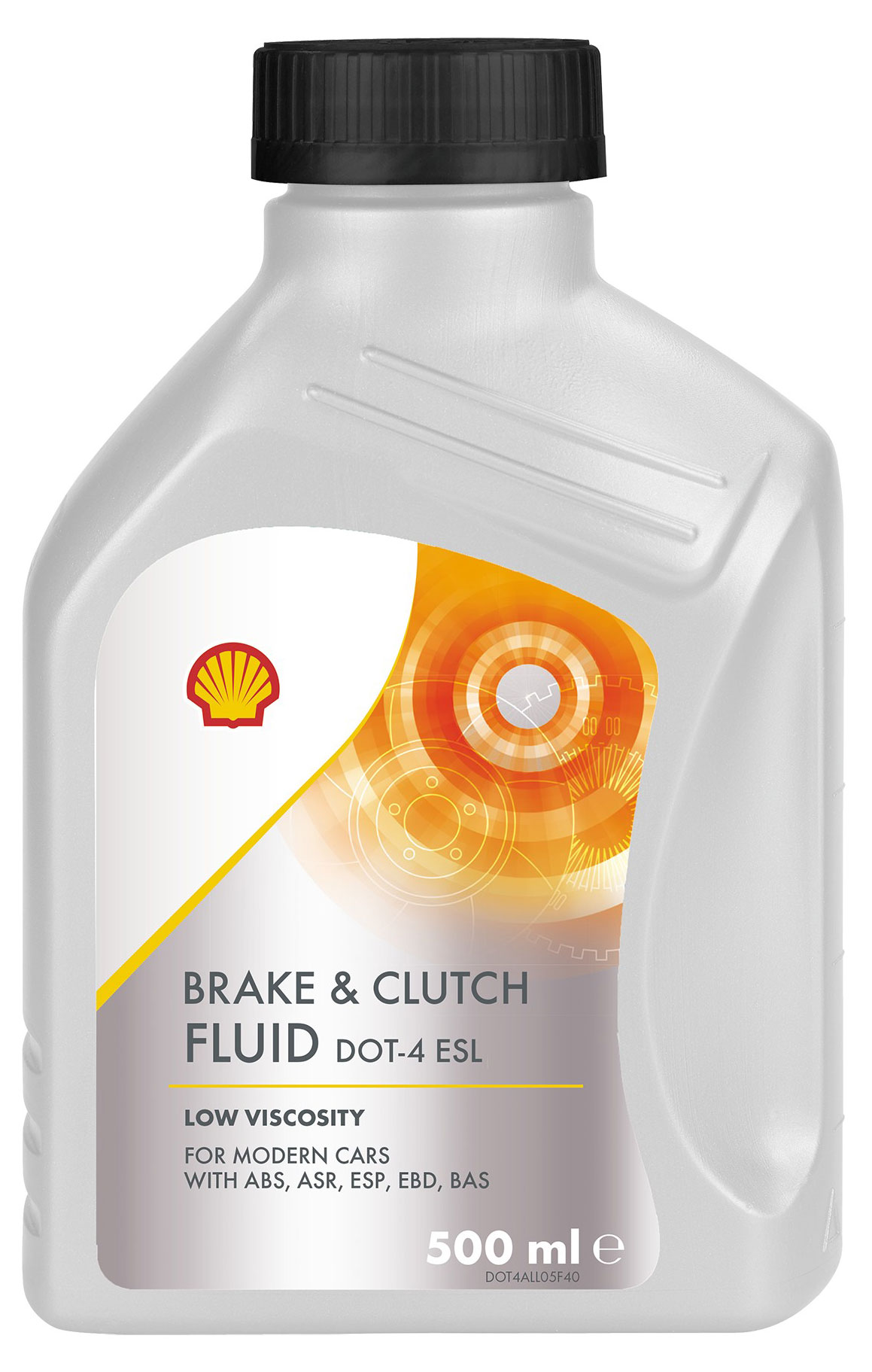 Тормозная жидкость Shell Brake&Clutch DOT 4 ESL, 500 мл