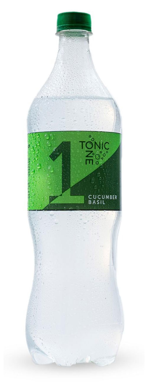 Напиток газированный ONE Tonic Тоник со вкусом огурца и базилика, 1 л