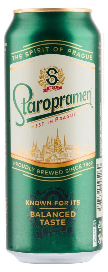 

Пиво светлое Staropramen 5%, 0,5 л