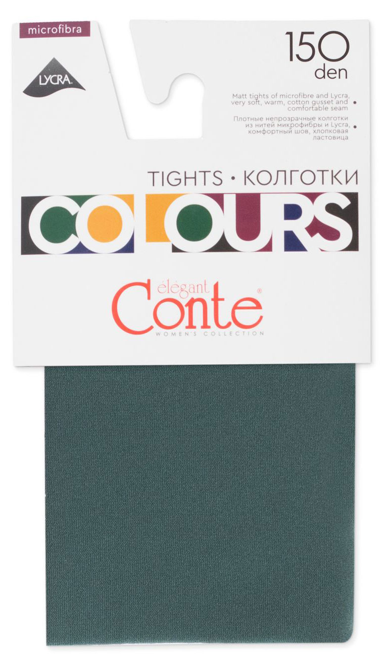 Колготки женские Conte Elegant Colours opal green 150 den, р 4