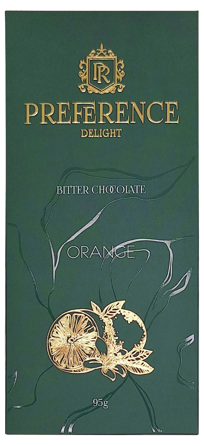 Шоколад горький PREFERENCE Delight с апельсином, 95 г