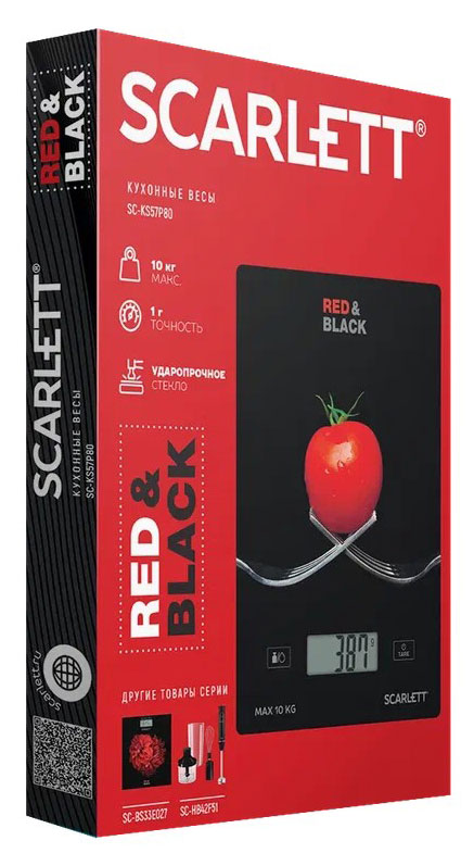 Весы кухонные Scarlett SC-KS57P80