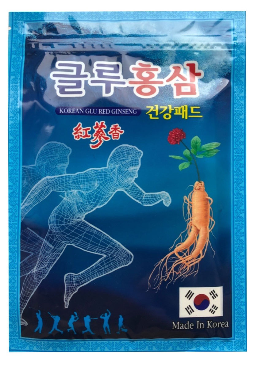 Daejeon | Пластырь Daejeon Korean Glu Red Ginseng, 20 шт