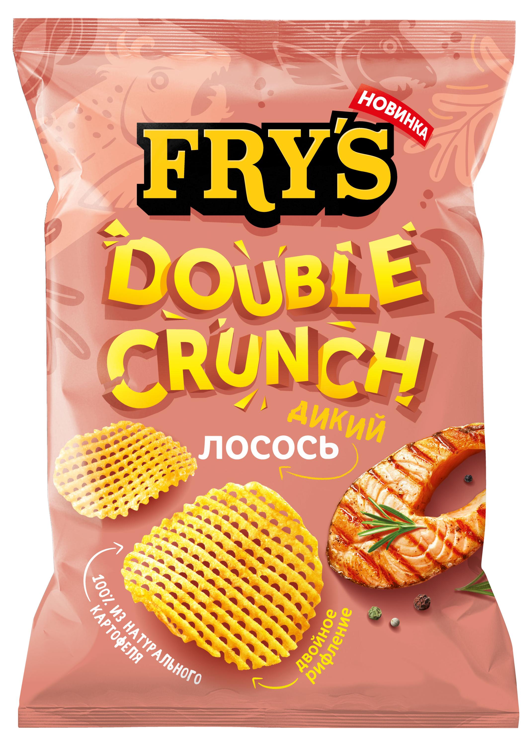 Чипсы картофельные Fry’s лосось, 130 г