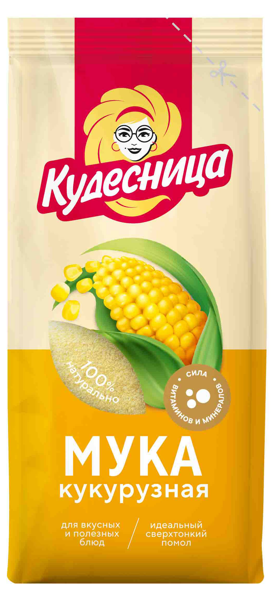 

Мука кукурузная Кудесница, 500 г