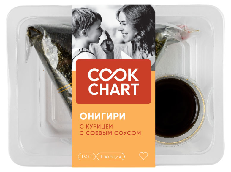 Cook Chart | Онигири Cook Chart с курицей, 130 г