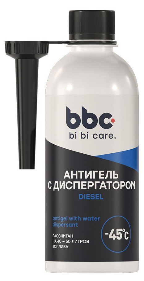 Антигель с диспергатором bi bi care присадка в дизельное топливо на 40-50 л, 280 мл