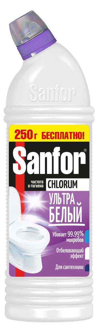 Чистящее средство Sanfor Chlorum Ультра Белый, 1 кг