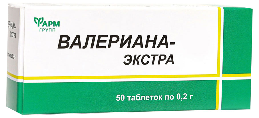 

Валериана Экстра Фармгрупп 0,2г, 50 шт