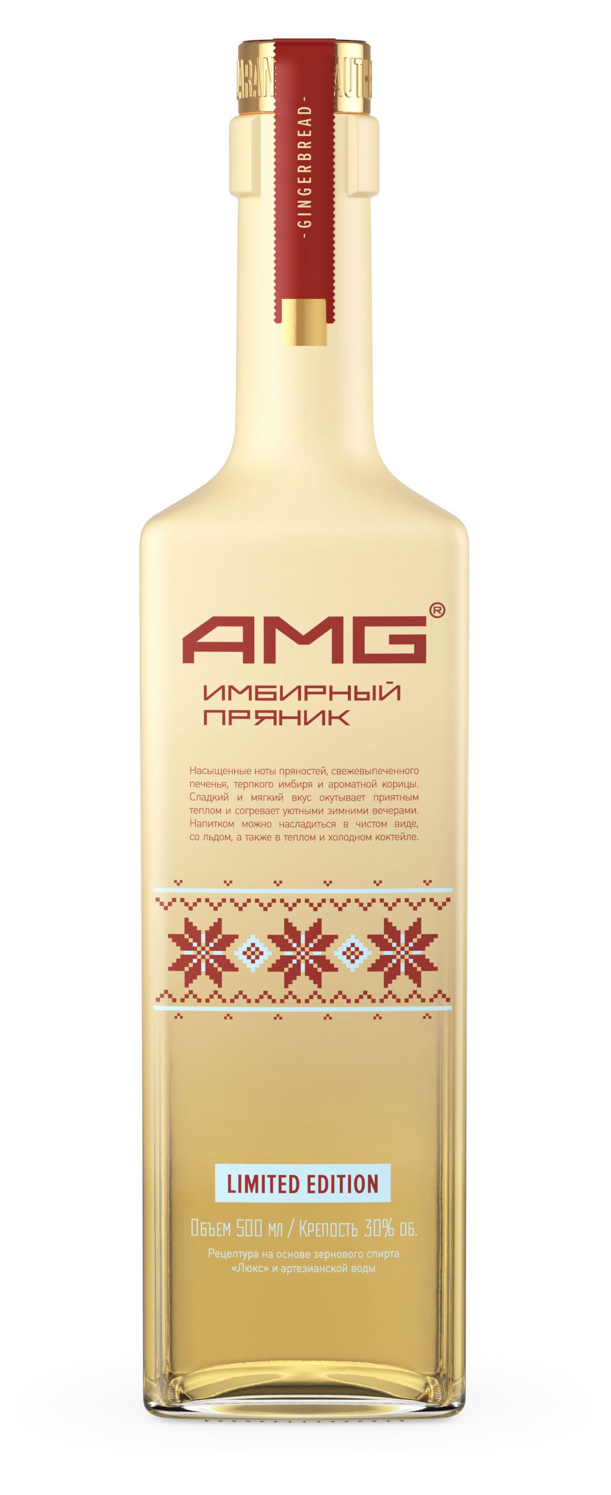 AMG | Настойка AMG Имбирный пряник Россия, 0,5 л