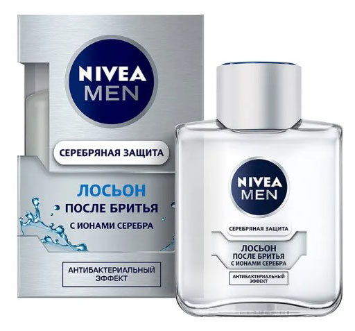 Лосьон после бритья Nivea с ионами серебра, 100 мл