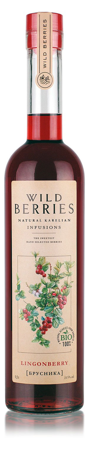 Wild Berries | Настойка сладкая Wild Berries Брусника Россия, 0,5 л