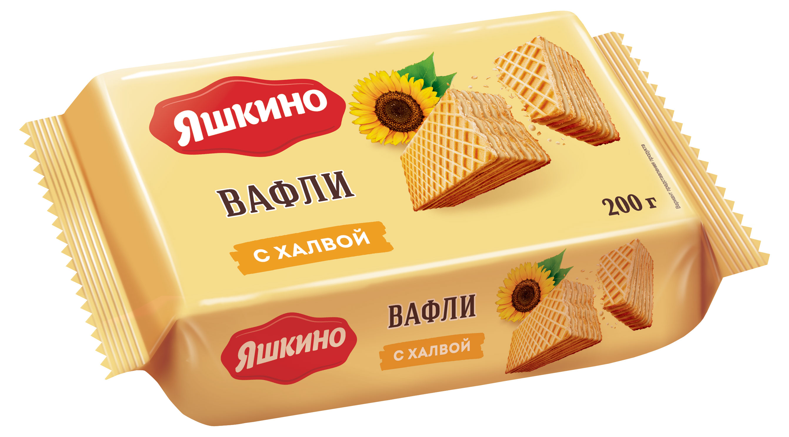 Вафли «Яшкино» с халвой, 200 г