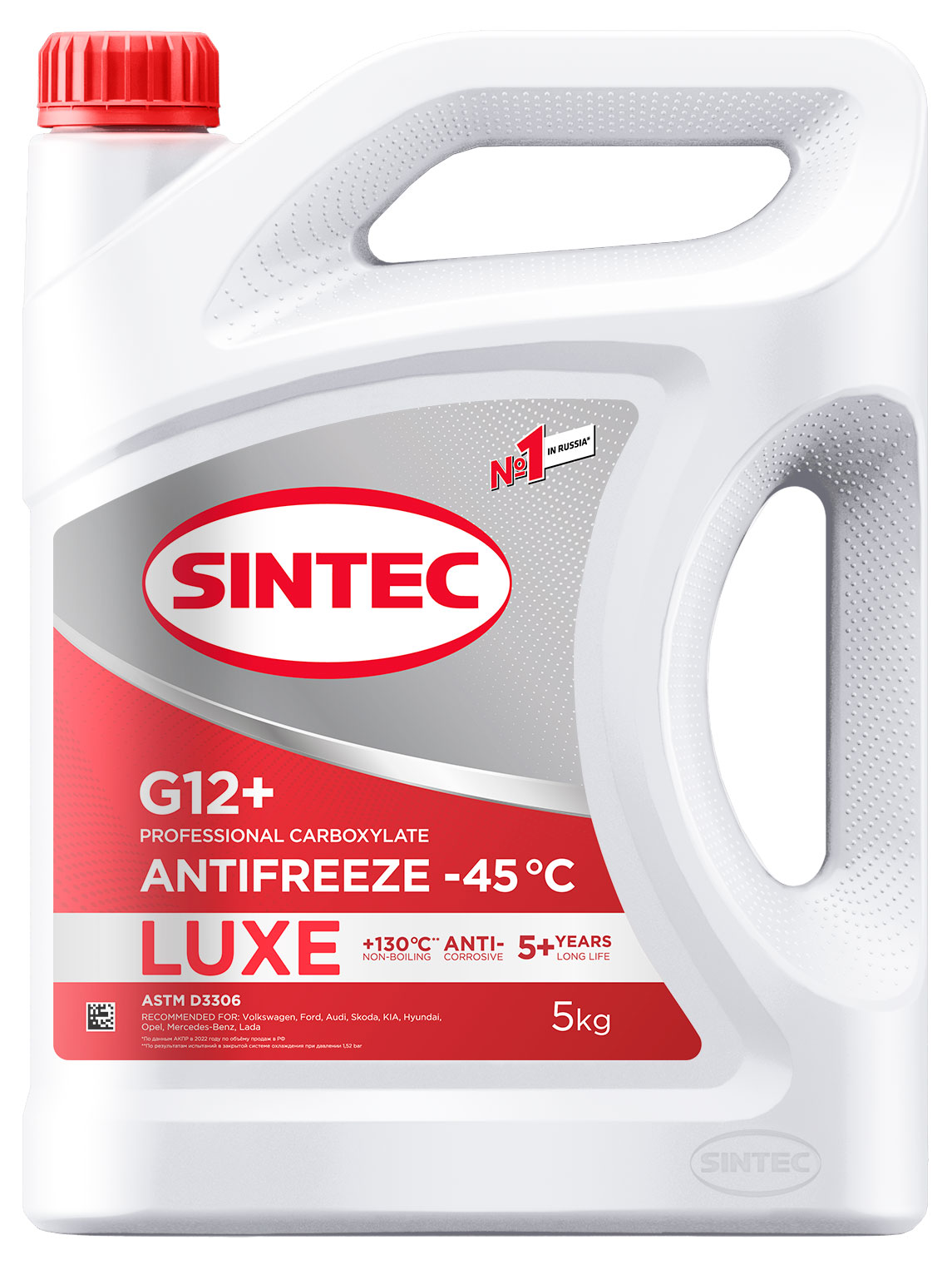 Антифриз Sintec LUX G12 -45, 5 кг