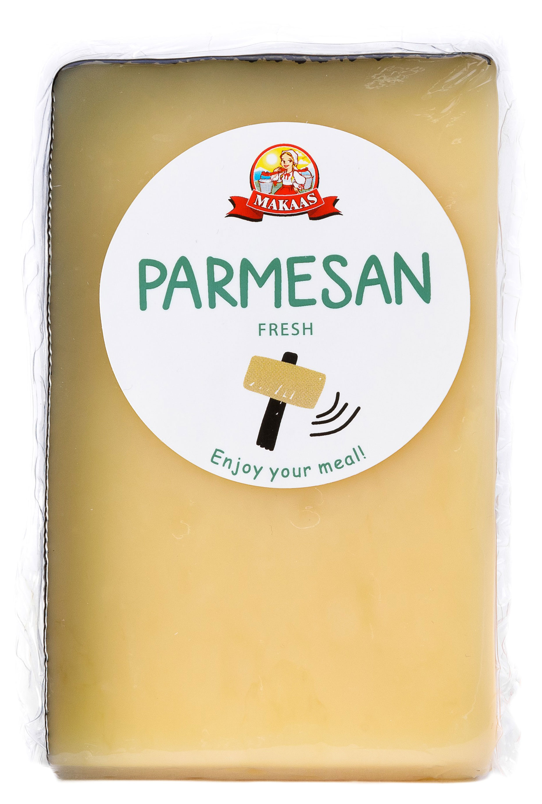 Сыр полутвердый Parmesan fresh Makaas 40% БЗМЖ ~ 300 г