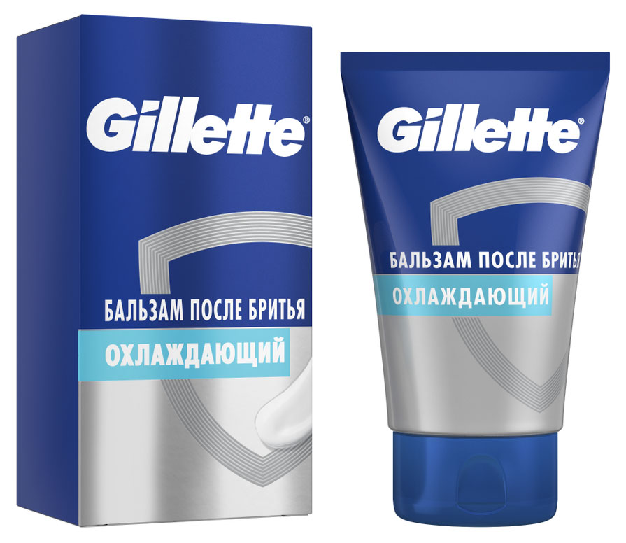 Бальзам после бритья Gillette мужской Охлаждающий, 100 мл